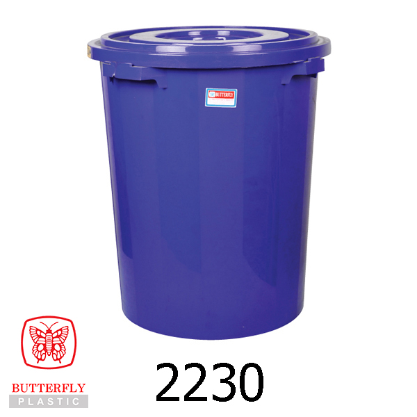 Baldi Plastik 30 Gallon dengan Penutup / Baldi Air